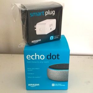 New in Box: Alexa Echo Dot + Smart Plug